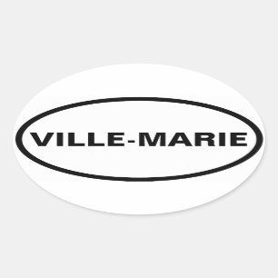 FOUR Montréal "Ville-Marie" Oval Sticker