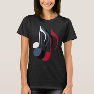 four music notes T-Shirt
