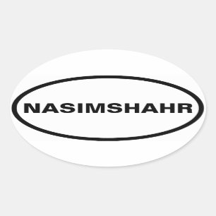 FOUR Nasimshahr Oval Sticker