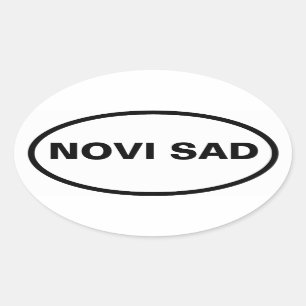 FOUR Novi Sad Oval Sticker