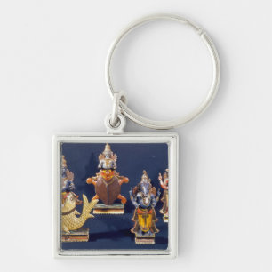 Four of the incarnations of Vishnu Key Ring
