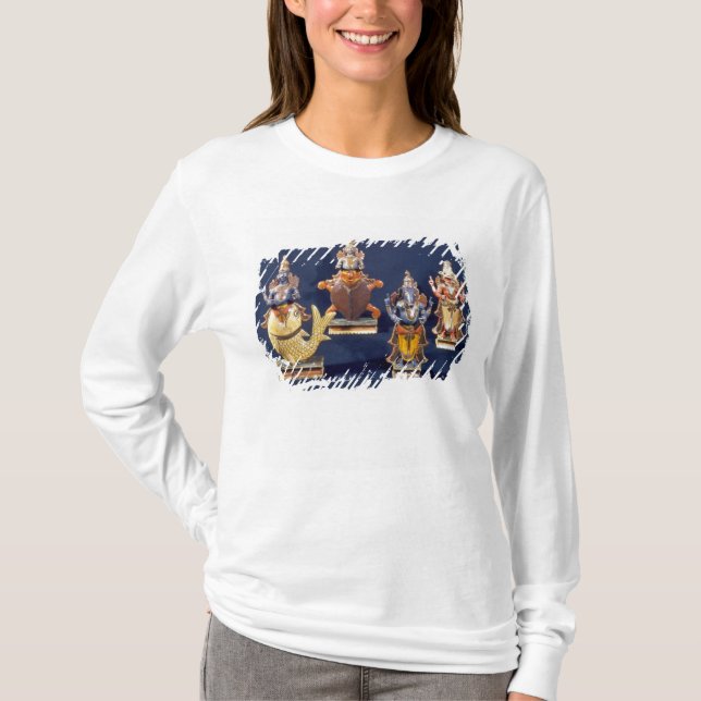 Four of the incarnations of Vishnu T-Shirt (Front)