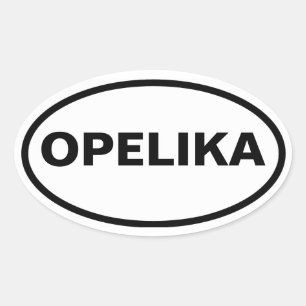 FOUR Opelika Oval Sticker