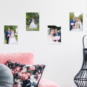 Four Outdoor Fall Wedding 5x7 Photo