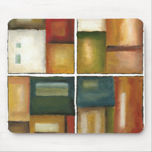 Four Panelled Painting by Jennifer Goldberger Mouse Mat