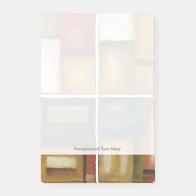 Four Panelled Painting by Jennifer Goldberger Post-it Notes (Front)