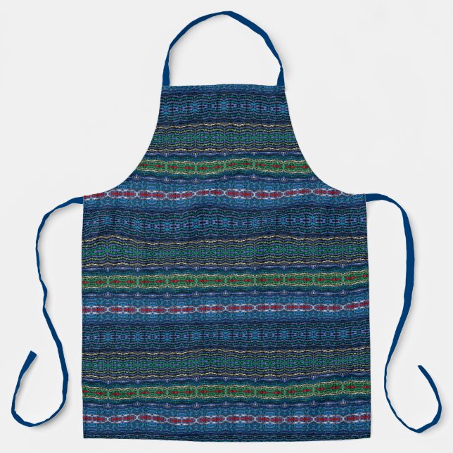 Four Part Harmony Translucent Alternating Shapes  Apron (Front)