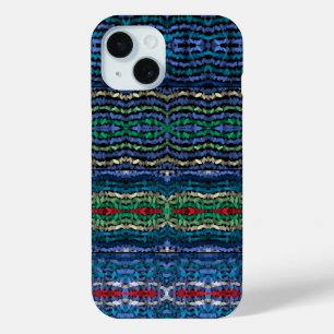 Four Part Harmony Translucent Alternating Shapes  iPhone 15 Case
