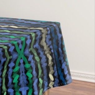 Four Part Harmony Translucent Alternating Shapes  Tablecloth