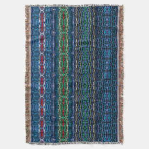 Four Part Harmony Translucent Alternating Shapes  Throw Blanket