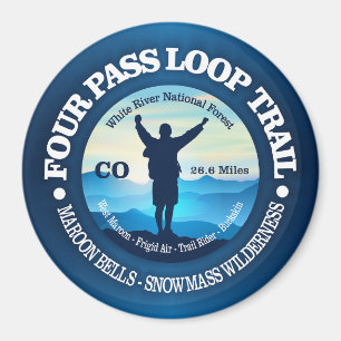 Four Pass Loop (v) Magnet