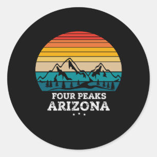 FOUR PEAKS Arizona Classic Round Sticker