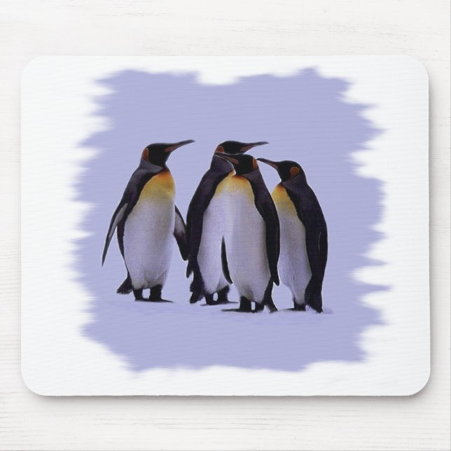 Four Penguins Mouse Mat (Front)