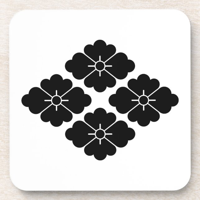 Four-petal Hanabishi Coaster (Front)