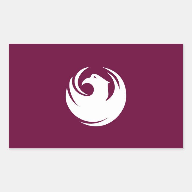 FOUR Phoenix Flag Rectangular Sticker (Front)