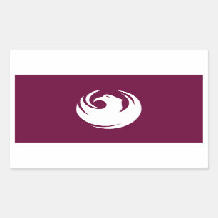FOUR Phoenix Flag Rectangular Sticker