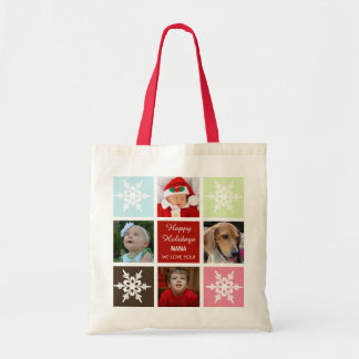 four photos collage Mod photo bag