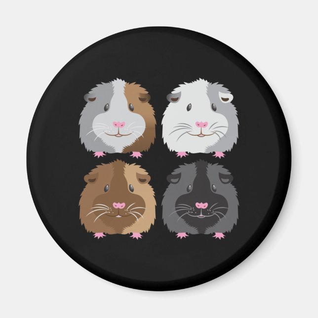 Four piggies magnet (Front)