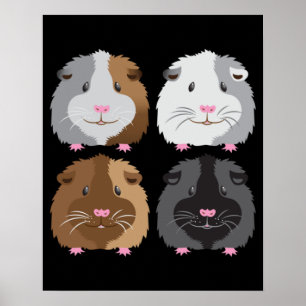 Four piggies poster