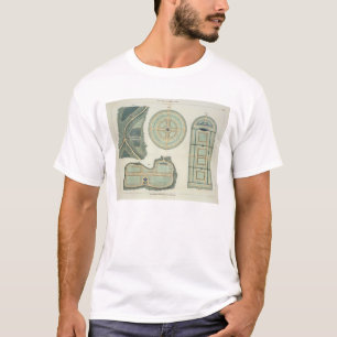 Four Plans for Kitchen Gardens, from 'Hints on the T-Shirt
