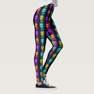 Four Pop Art Abraham Lincolns Leggings
