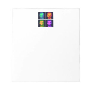 Four Pop Art Abraham Lincolns Notepad