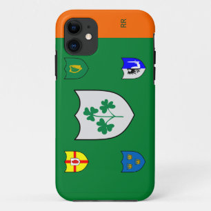 Four Provinces Of Ireland and Shamrock iPhone 5 iPhone 11 Case