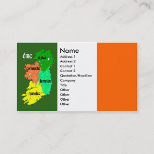 Four Provinces of Ireland Business Cards
