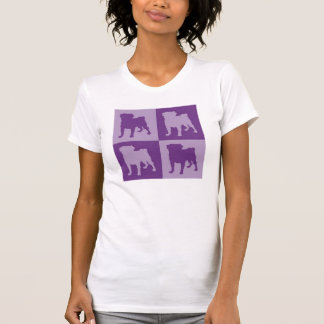 Four Purple Pugs Tees