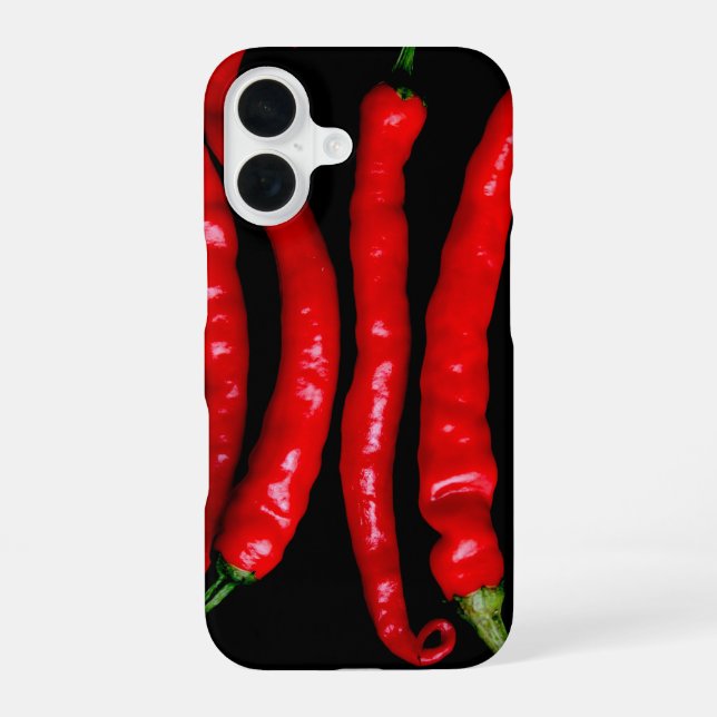 Four Red Chilies iphcna iPhone 16 Case (Back)