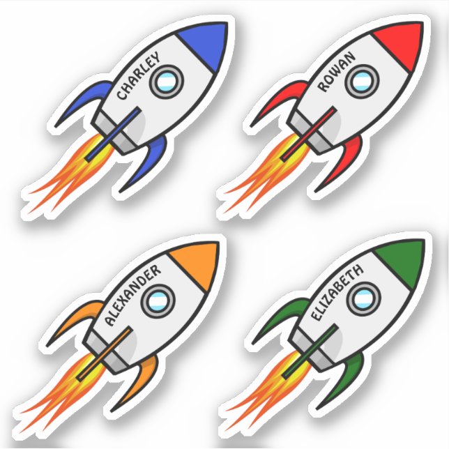 Four rockets add names vinyl (Front)