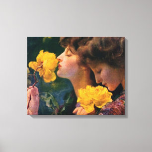 Four Roses by Franz Dvorak Canvas Print