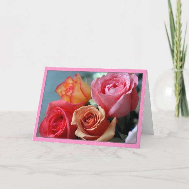 "Four Roses" Card (Front)