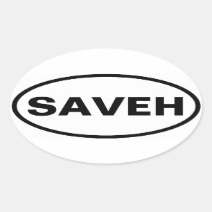 FOUR Saveh Oval Sticker
