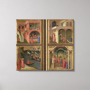 Four Scenes from the Life of St. Nicholas: St. Nic Canvas Print