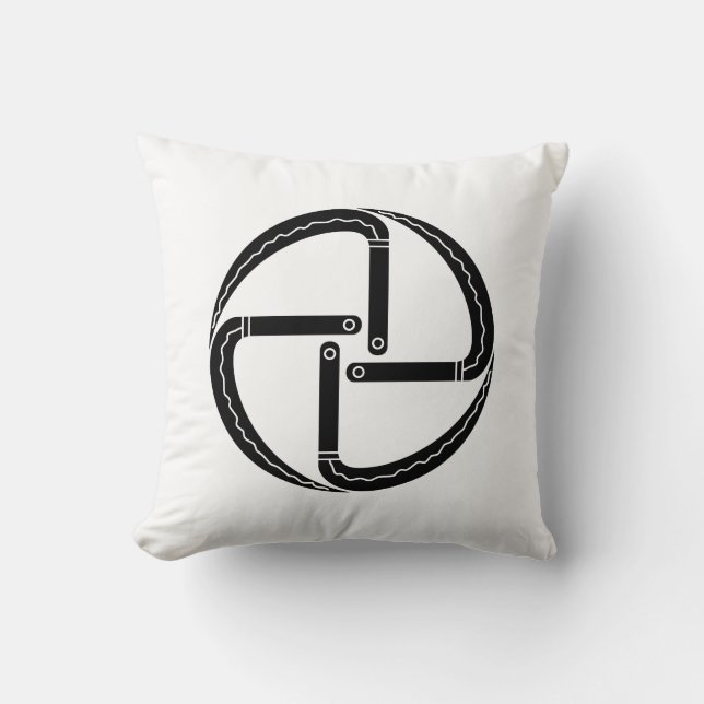 Four Scythes Cushion (Front)