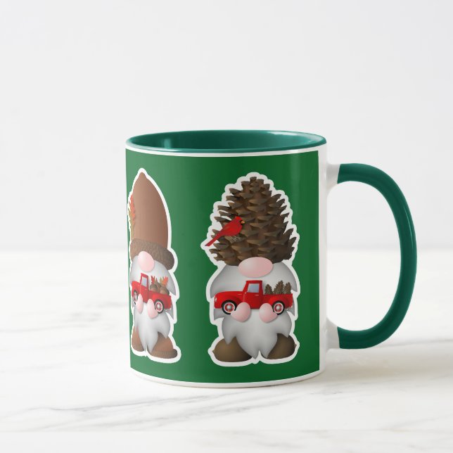 Four Season Woodland Gnomes Mug (Right)