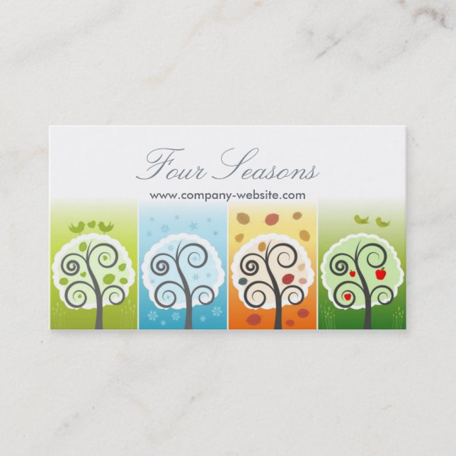 Four Seasons Business Card (Front)