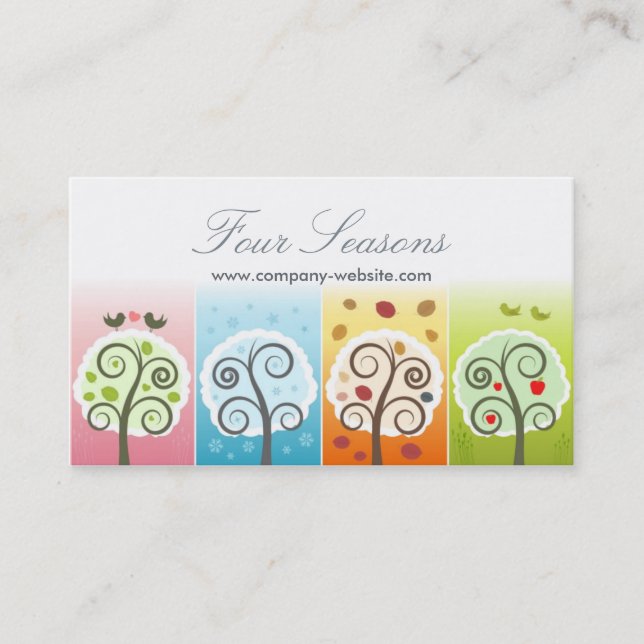 Four Seasons Business Card (Front)