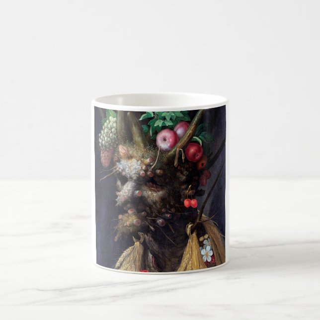 Four Seasons in One Head, Arcimboldo Coffee Mug (Center)