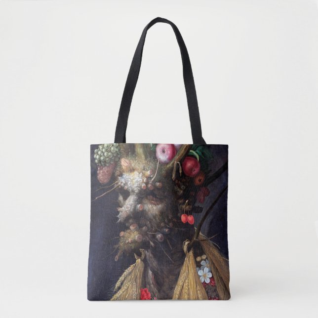 Four Seasons in One Head, Arcimboldo Tote Bag (Front)