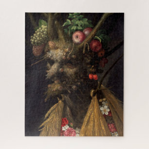 Four Seasons in One Head by Giuseppe Arcimboldo Jigsaw Puzzle