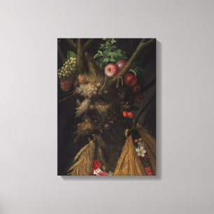 Four Seasons in the One Head, c.1590 2 Canvas Print