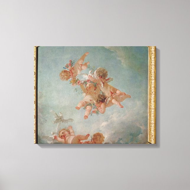 Four Seasons in the Salle du Conseil  - Spring Canvas Print (Front)