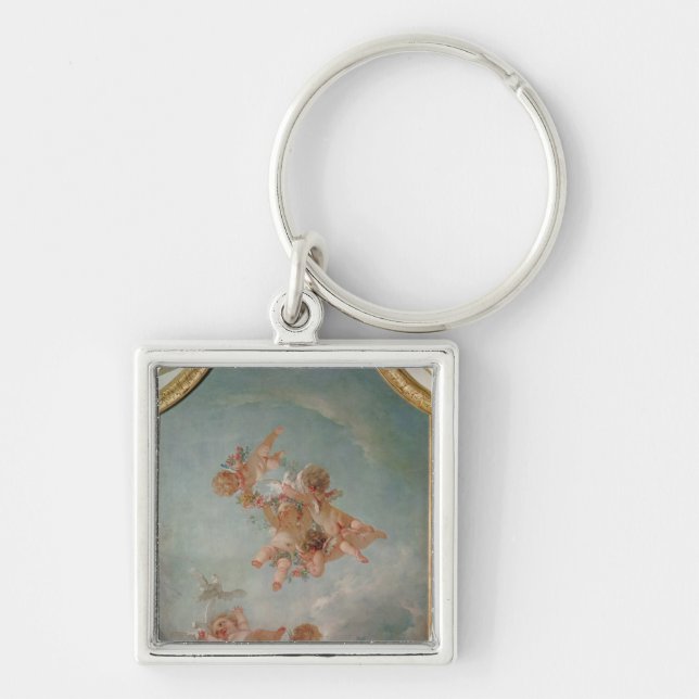 Four Seasons in the Salle du Conseil  - Spring Key Ring (Front)