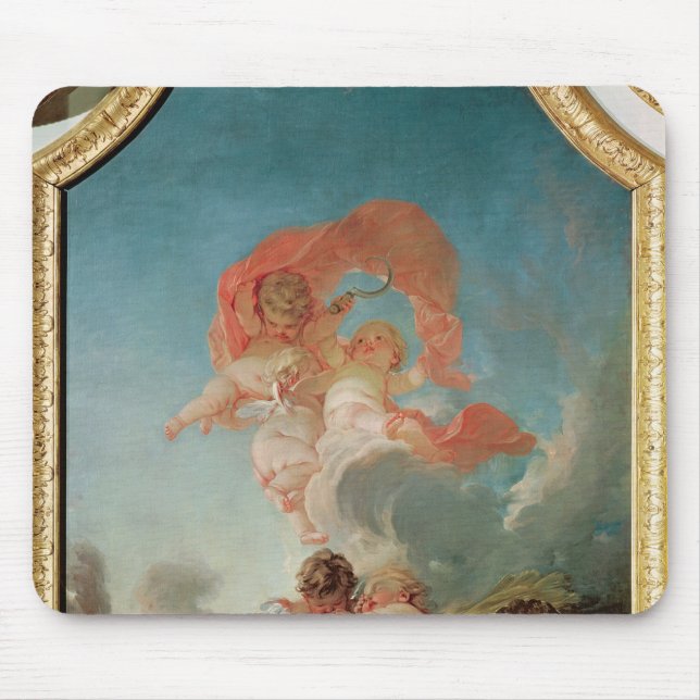 Four Seasons in the Salle du Conseil  - Summer Mouse Mat (Front)