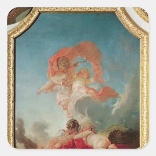 Four Seasons in the Salle du Conseil  - Summer Square Sticker