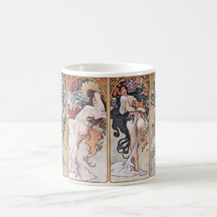 Four Seasons, Mucha Coffee Mug