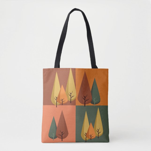 Four Seasons of Fall Tote Bag (Front)