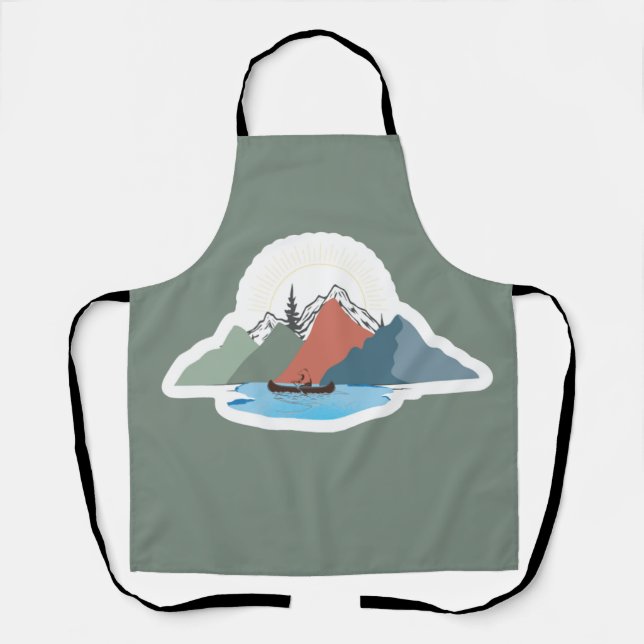 Four Seasons of the Adirondacks  Apron (Front)